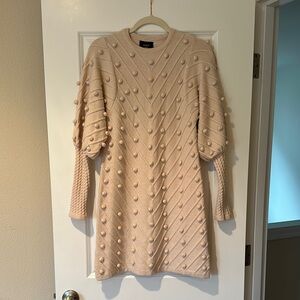 Zimmerman vibes knitted popcorn dress